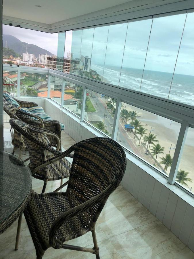 Mongagua Com Vista Para O Mar Pe Na Areia Ngoại thất bức ảnh