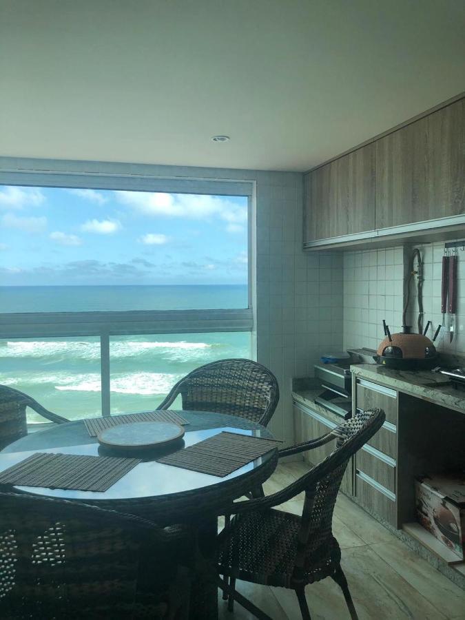 Mongagua Com Vista Para O Mar Pe Na Areia Ngoại thất bức ảnh