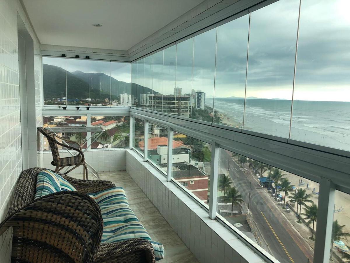 Mongagua Com Vista Para O Mar Pe Na Areia Ngoại thất bức ảnh