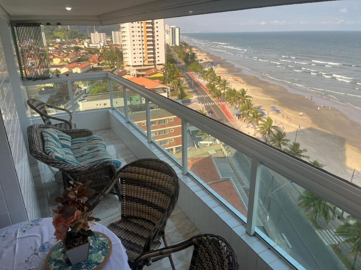Mongagua Com Vista Para O Mar Pe Na Areia Ngoại thất bức ảnh