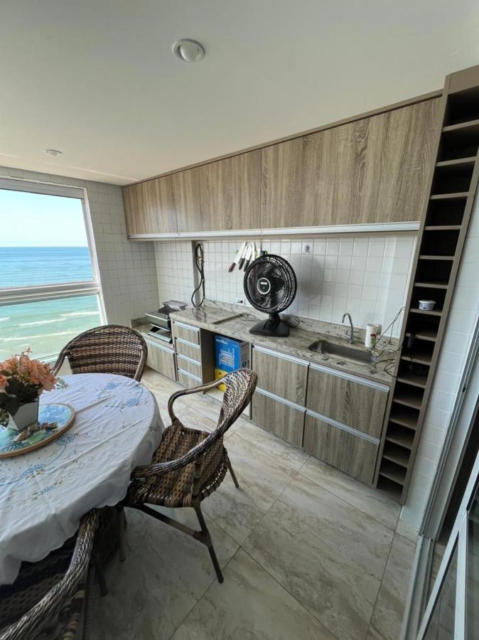 Mongagua Com Vista Para O Mar Pe Na Areia Ngoại thất bức ảnh