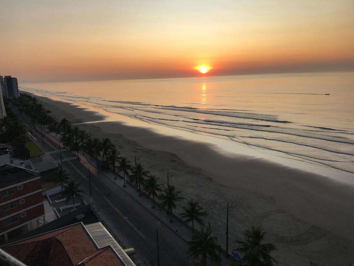 Mongagua Com Vista Para O Mar Pe Na Areia Ngoại thất bức ảnh