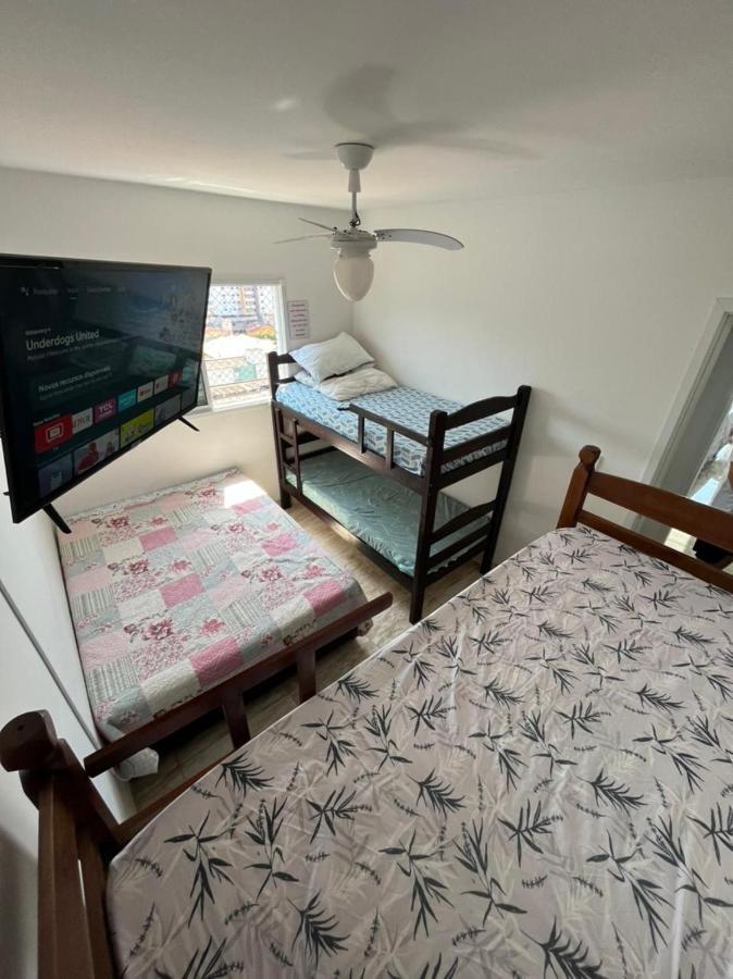 Mongagua Com Vista Para O Mar Pe Na Areia Ngoại thất bức ảnh